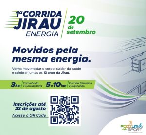 Jirau Energia une esporte e conscientização na 1ª Corrida em celebração aos 13 anos de operação comercial
